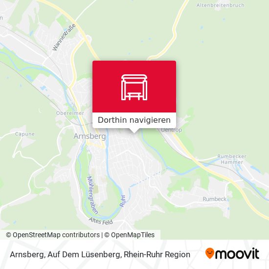 Arnsberg, Auf Dem Lüsenberg Karte