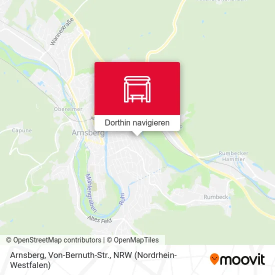 Arnsberg, Von-Bernuth-Str. Karte