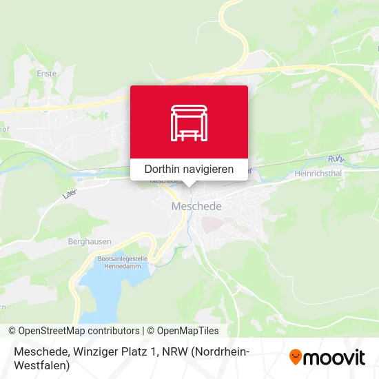 Meschede, Winziger Platz 1 Karte