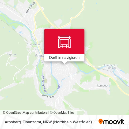 Arnsberg, Finanzamt Karte