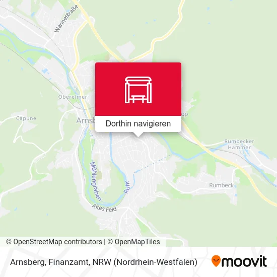 Arnsberg, Finanzamt Karte