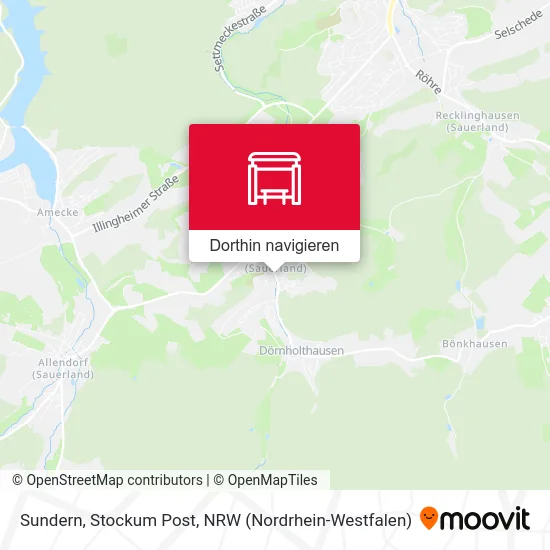 Sundern, Stockum Post Karte