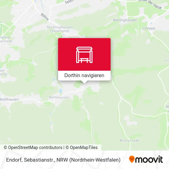 Endorf, Sebastianstr. Karte