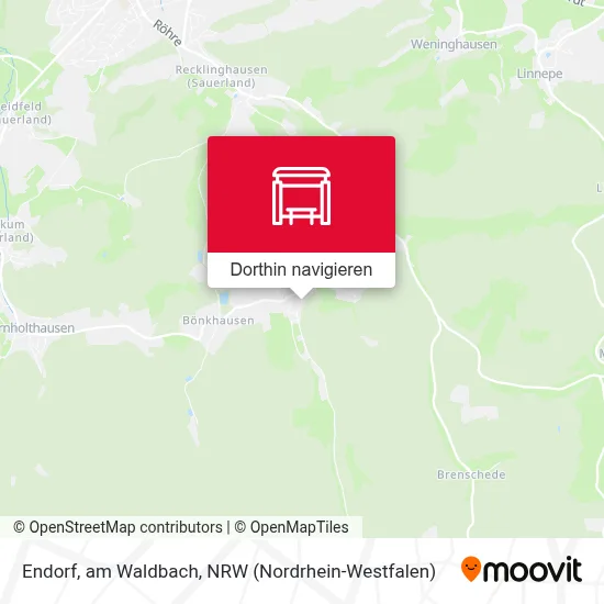 Endorf, am Waldbach Karte