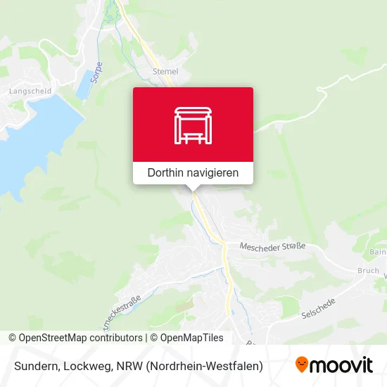 Sundern, Lockweg Karte