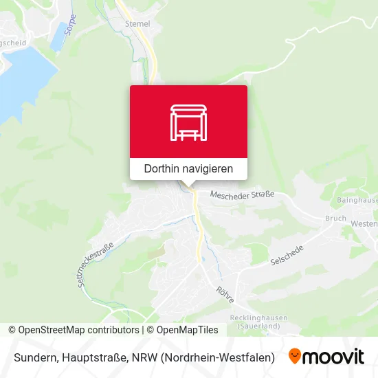 Sundern, Hauptstraße Karte