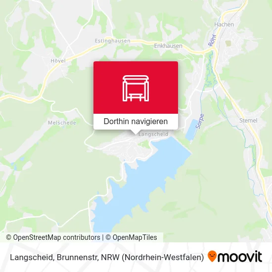 Langscheid, Brunnenstr Karte