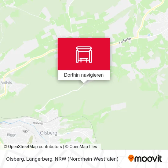 Olsberg, Langerberg Karte