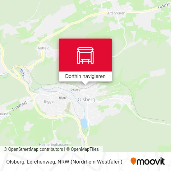 Olsberg, Lerchenweg Karte