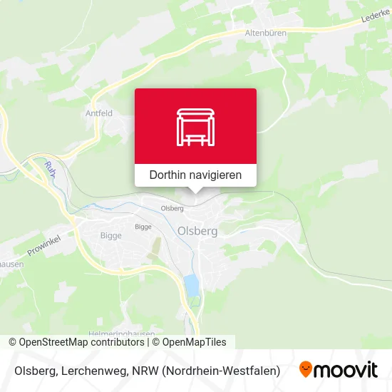 Olsberg, Lerchenweg Karte