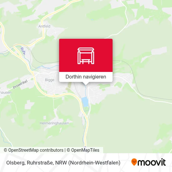 Olsberg, Ruhrstraße Karte