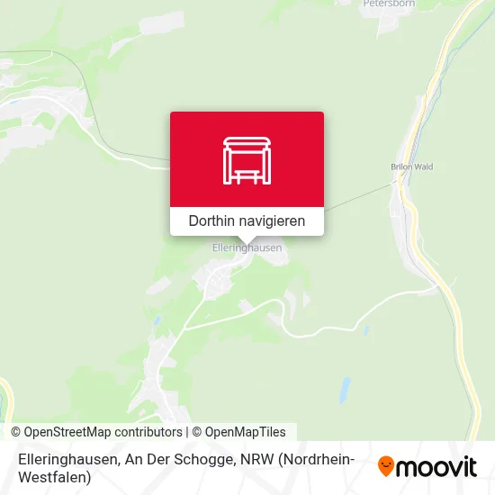 Elleringhausen, An Der Schogge Karte