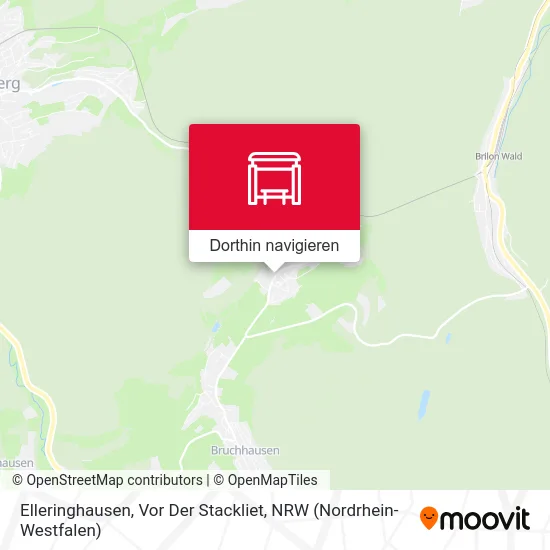 Elleringhausen, Vor Der Stackliet Karte