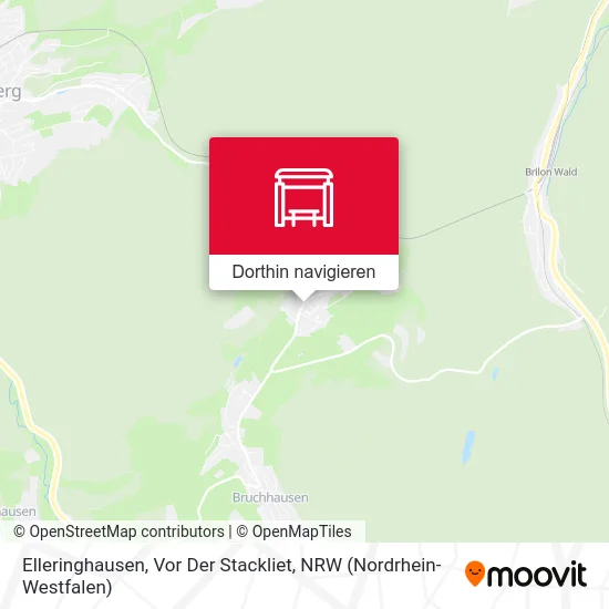 Elleringhausen, Vor Der Stackliet Karte