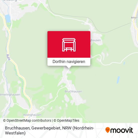 Bruchhausen, Gewerbegebiet Karte