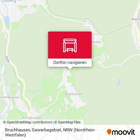 Bruchhausen, Gewerbegebiet Karte