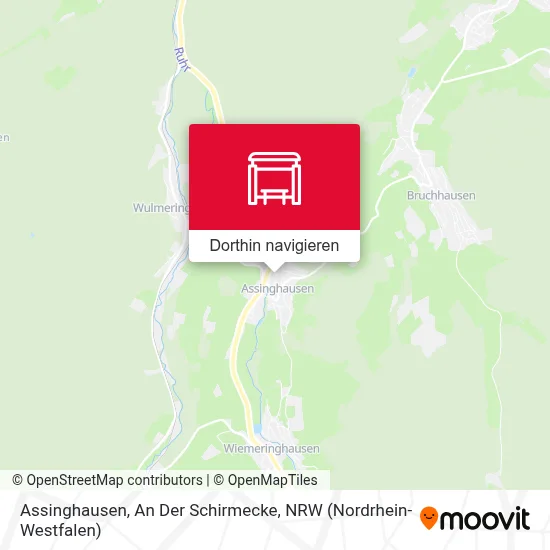 Assinghausen, An Der Schirmecke Karte