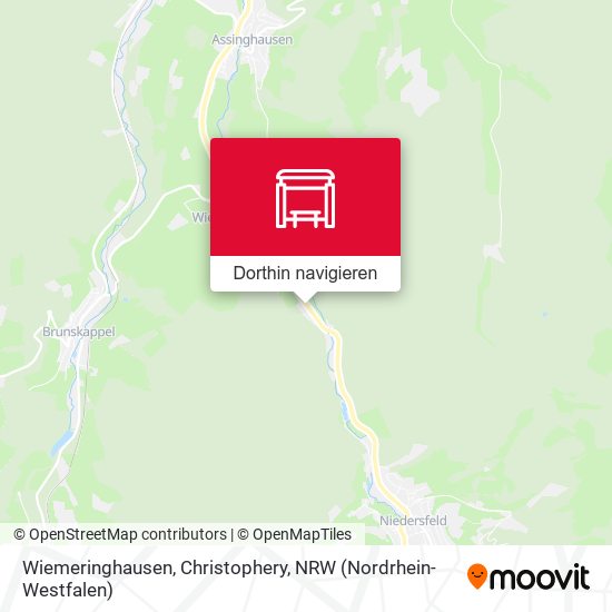 Wiemeringhausen, Christophery Karte