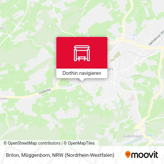 Brilon, Müggenborn Karte
