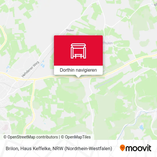 Brilon, Haus Keffelke Karte