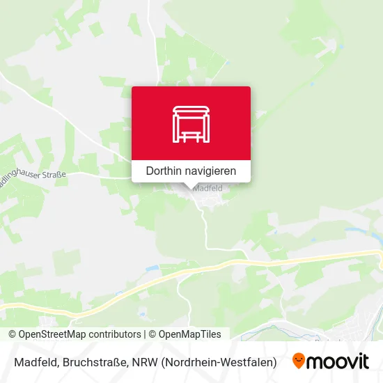 Madfeld, Bruchstraße Karte