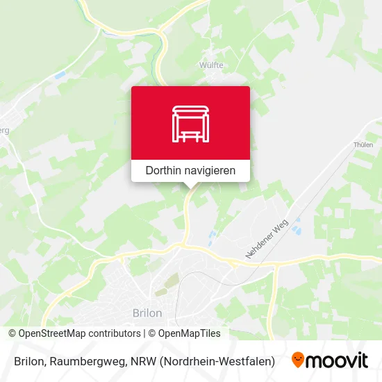 Brilon, Raumbergweg Karte