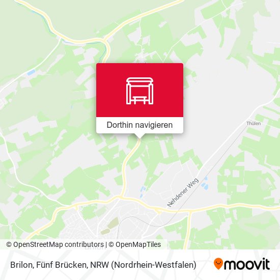 Brilon, Fünf Brücken Karte