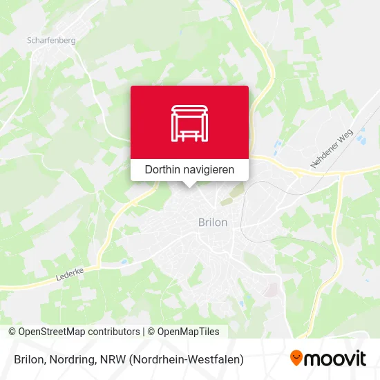 Brilon, Nordring Karte