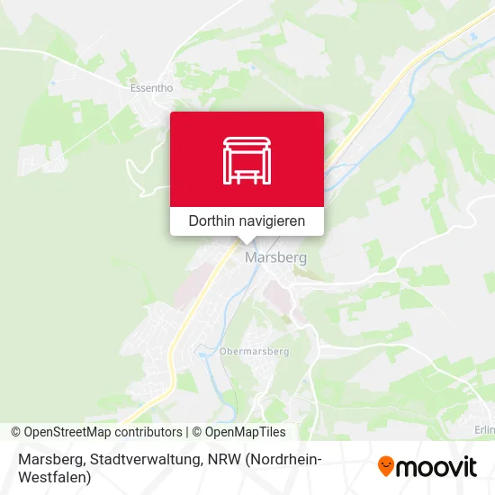 Marsberg, Stadtverwaltung Karte