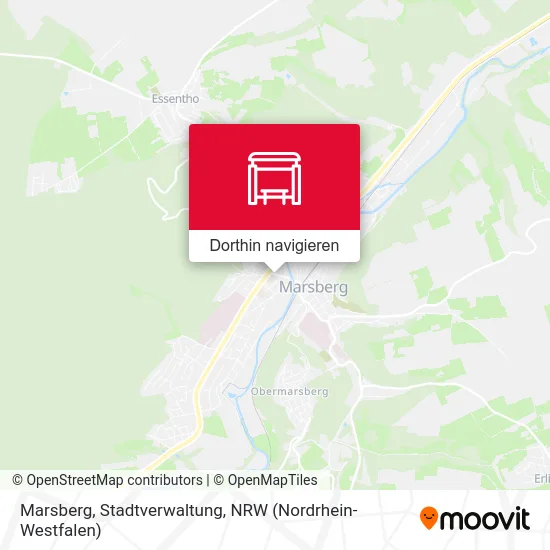 Marsberg, Stadtverwaltung Karte