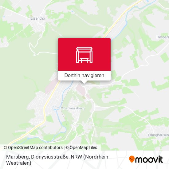 Marsberg, Dionysiusstraße Karte