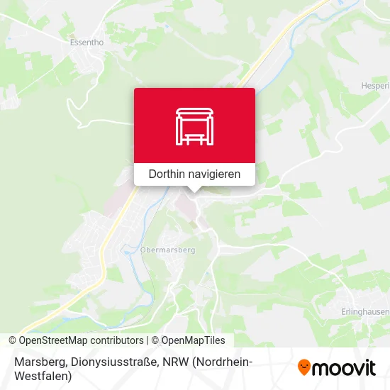 Marsberg, Dionysiusstraße Karte