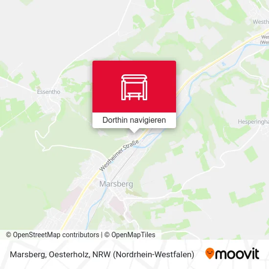 Marsberg, Oesterholz Karte