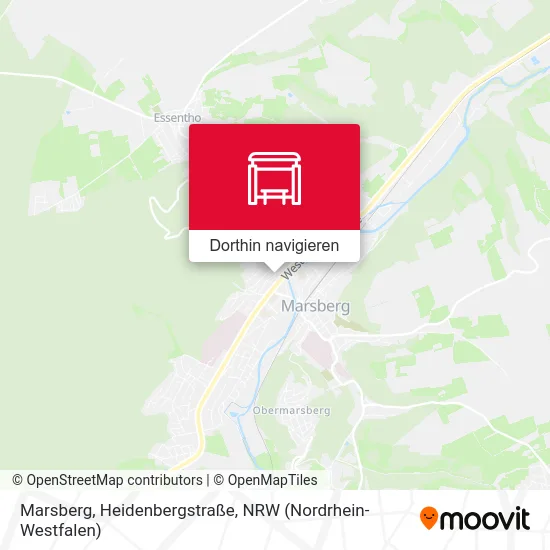 Marsberg, Heidenbergstraße Karte