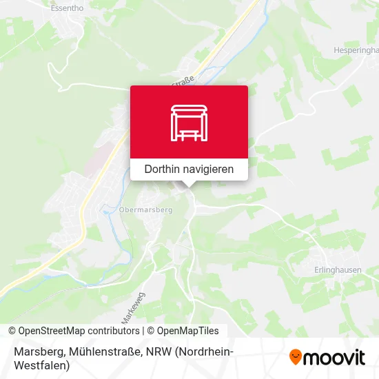 Marsberg, Mühlenstraße Karte