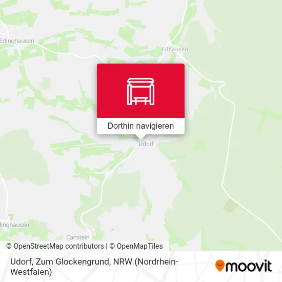 Udorf, Zum Glockengrund Karte