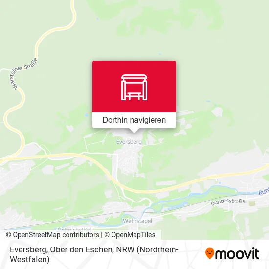 Eversberg, Ober den Eschen Karte