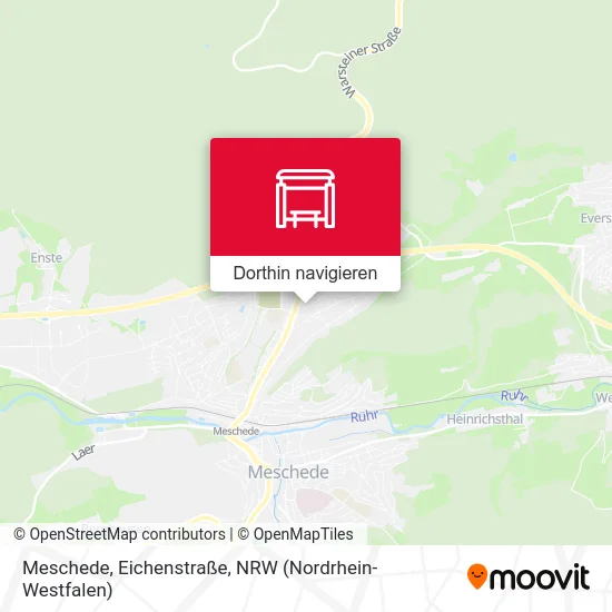 Meschede, Eichenstraße Karte