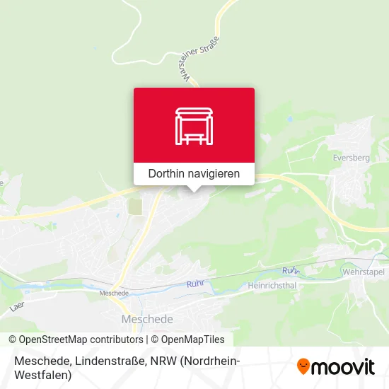 Meschede, Lindenstraße Karte