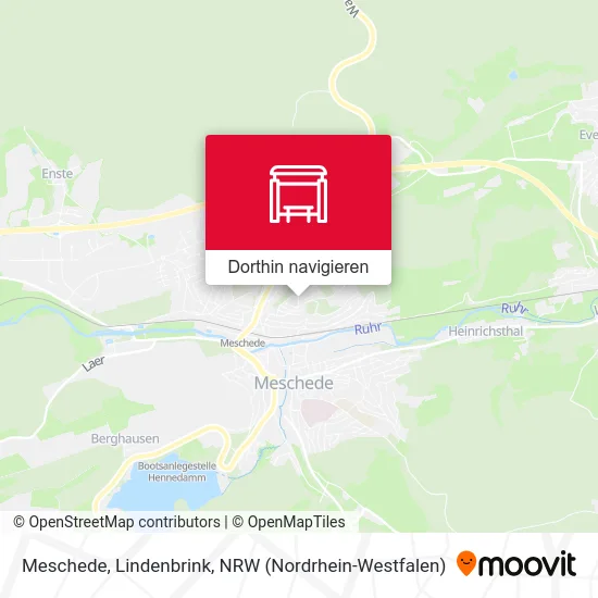 Meschede, Lindenbrink Karte