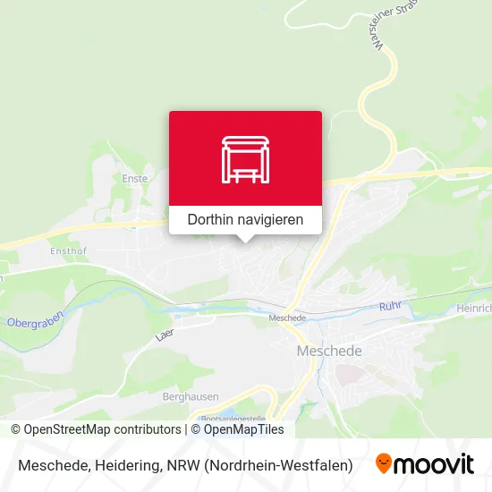 Meschede, Heidering Karte