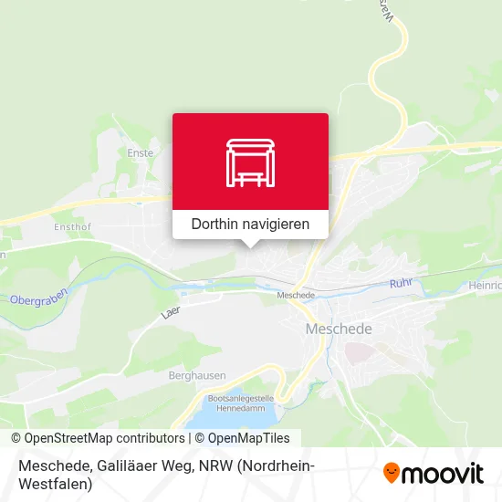 Meschede, Galiläaer Weg Karte