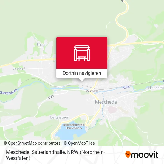 Meschede, Sauerlandhalle Karte