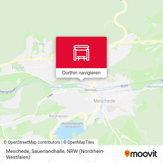 Meschede, Sauerlandhalle Karte