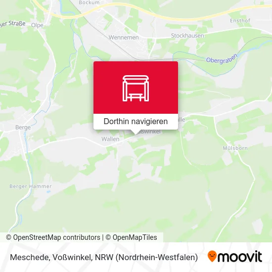 Meschede, Voßwinkel Karte