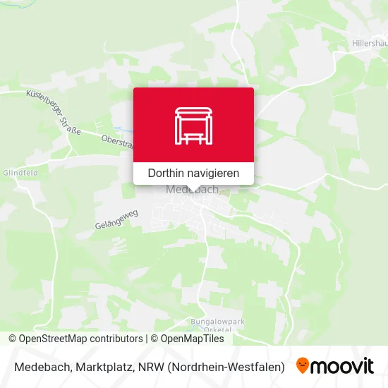 Medebach, Marktplatz Karte