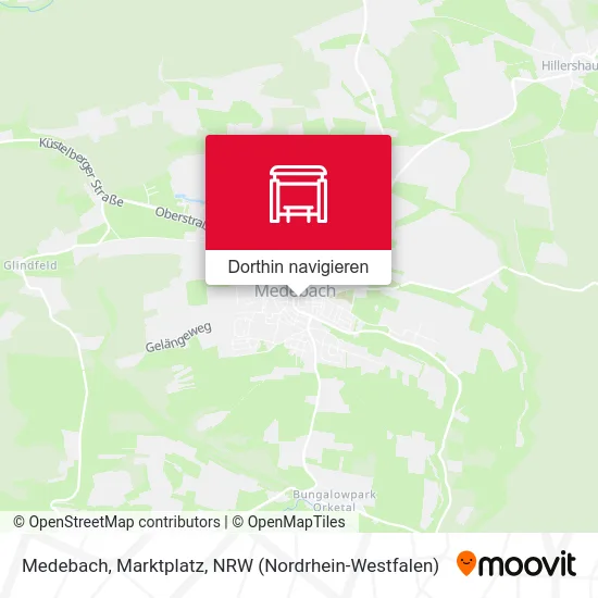 Medebach, Marktplatz Karte