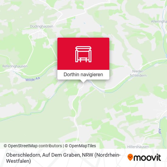 Oberschledorn, Auf Dem Graben Karte