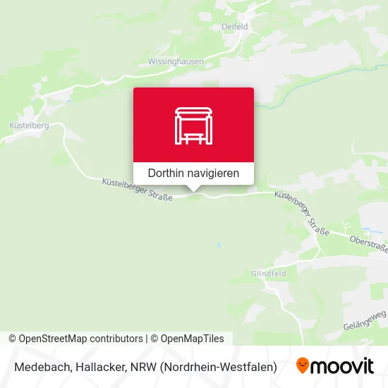 Medebach, Hallacker Karte