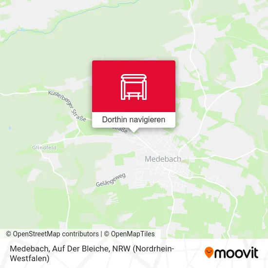 Medebach, Auf Der Bleiche Karte